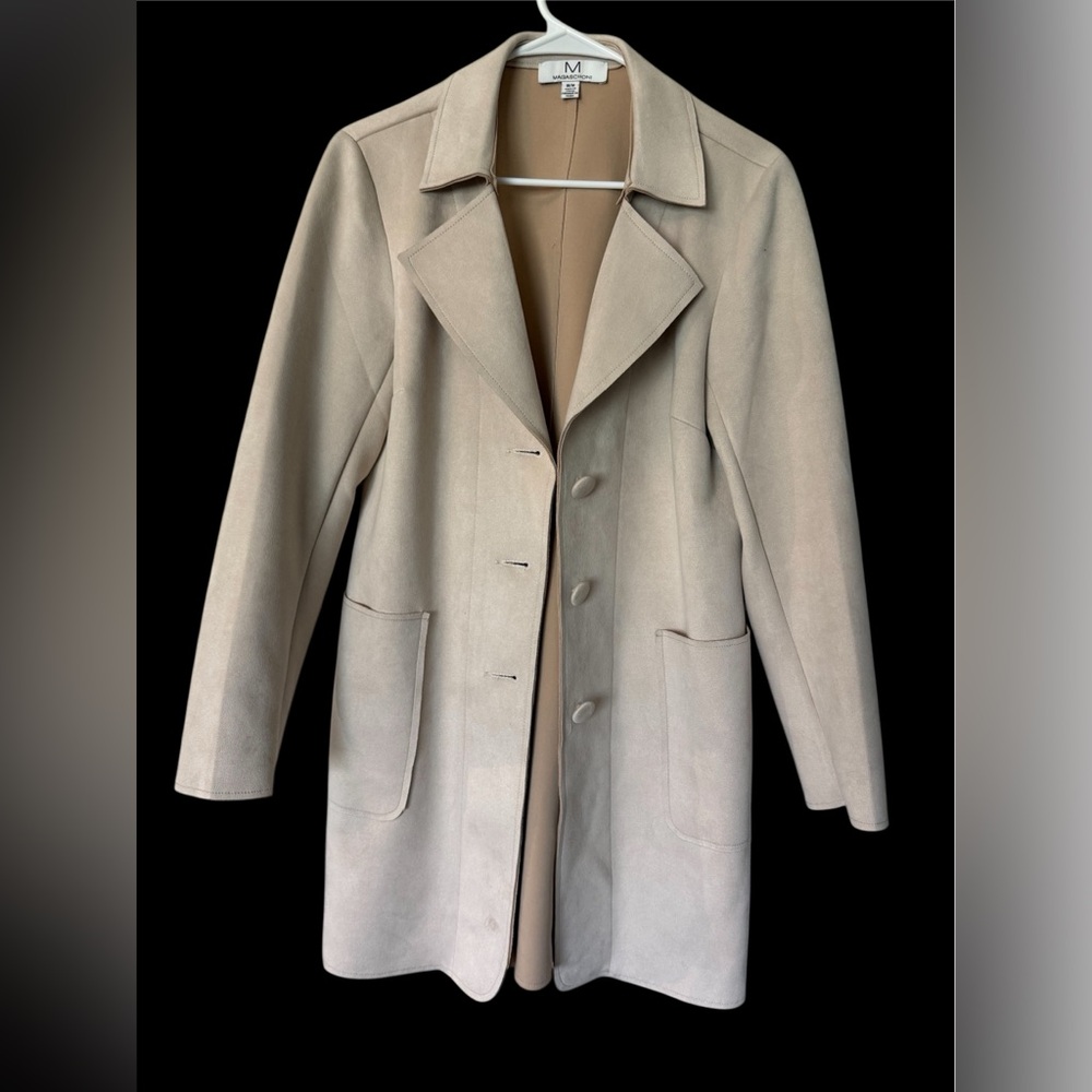 Magaschoni Light Beige Women's Trench Coat